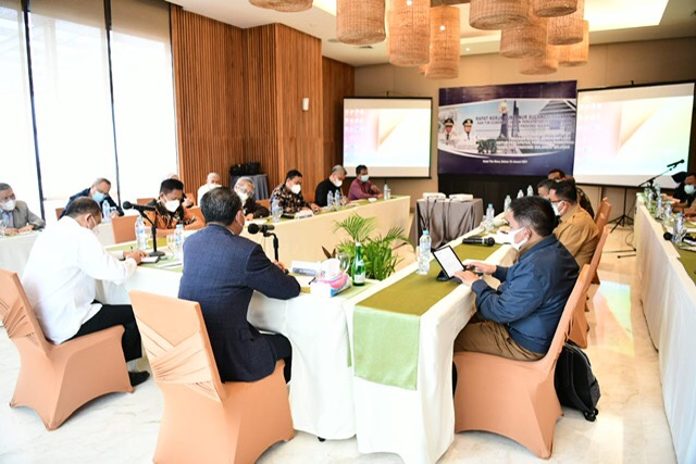 Gubernur Raker dengan TGUPP Sulsel untuk Pemantapan Program Bidang Agrokomplek